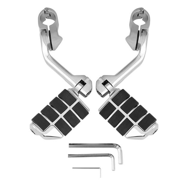 pedals 2x footrest motorcycles highway foot pegs 1-1/4 inch bars clamps for h-arley d-avidson 
pedals 2x footrest motorcycles highway foot pegs 1-1/4 inch bars clamps for h-arley d-avidson