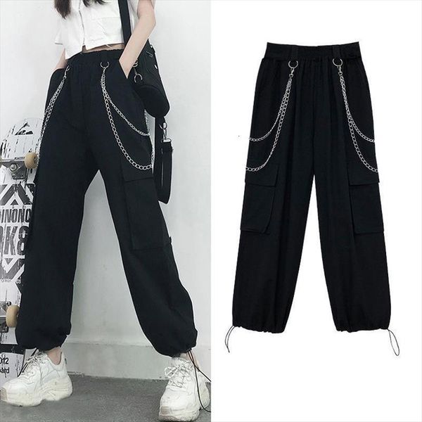 cargo casual elastic waist women pant jogger loose hip hop trousers plus size high streetwear s 4xl, Black;white
cargo casual elastic waist women pant jogger loose hip hop trousers plus size high streetwear s 4xl, Black;white