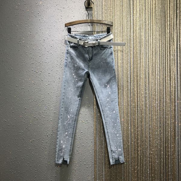 summer autumn denim nine-point jeans women's diamond rhinestones skinny pants girls streetwear pencil a3536 210428, Blue
summer autumn denim nine-point jeans women's diamond rhinestones skinny pants girls streetwear pencil a3536 210428, Blue
