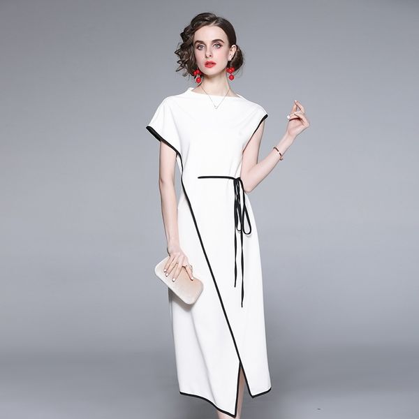 acetate satin women's summer 2021 new goddess temperament banquet hepburn dress skirt, White;black
acetate satin women's summer 2021 new goddess temperament banquet hepburn dress skirt, White;black