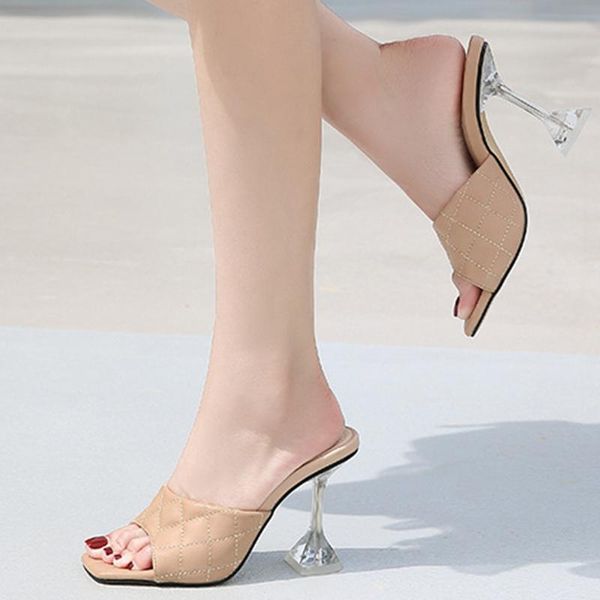 slippers 2021 summer women's outer wear thick heels without lazy all-match sandals and female high, Black
slippers 2021 summer women's outer wear thick heels without lazy all-match sandals and female high, Black