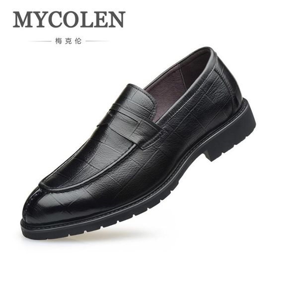 dress shoes mycolen round toe men fashion hombre male comfort formal chaussures hommes en cuir, Black
dress shoes mycolen round toe men fashion hombre male comfort formal chaussures hommes en cuir, Black