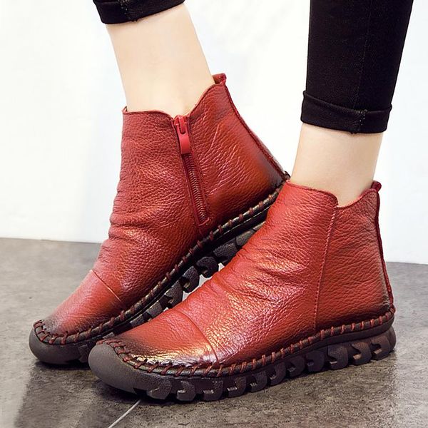 boots fashion genuine leather pleated female ankle women shoes wedges synthetic waterproof woman's spring/autumn boots422, Black
boots fashion genuine leather pleated female ankle women shoes wedges synthetic waterproof woman's spring/autumn boots422, Black