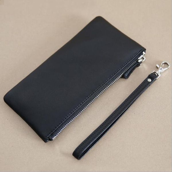 wallets genuine soft sheep leather super thin men long zipper wallet vintage male slim women's purse clutch bag phone, Red;black
wallets genuine soft sheep leather super thin men long zipper wallet vintage male slim women's purse clutch bag phone, Red;black