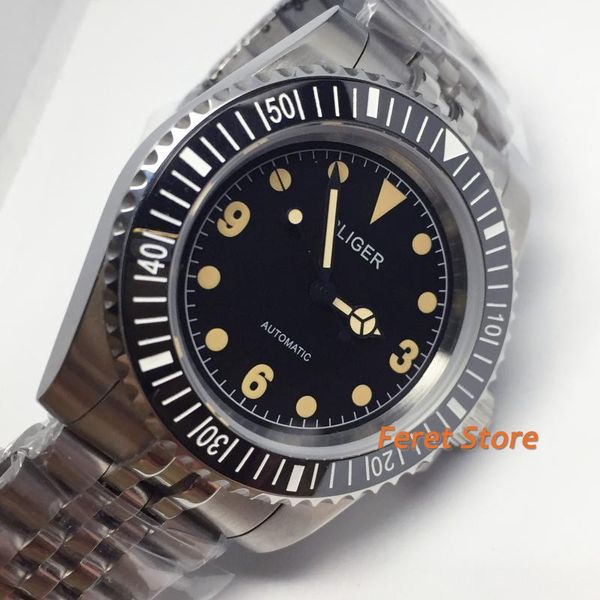 wristwatches 40mm silver case mens watch sapphire glass ceramic bezel luminous stainless steel automatic, Slivery;brown
wristwatches 40mm silver case mens watch sapphire glass ceramic bezel luminous stainless steel automatic, Slivery;brown