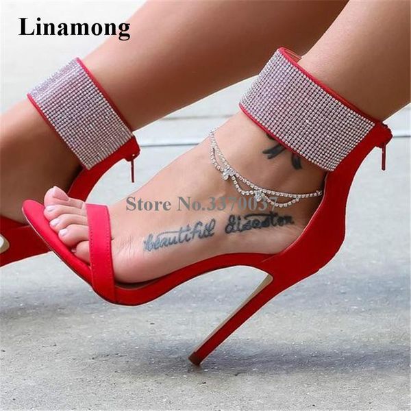 ladies suede leather red nude rhinestone gladiator sandals one strap ankle crystal wrap high heel wedding shoes, Black
ladies suede leather red nude rhinestone gladiator sandals one strap ankle crystal wrap high heel wedding shoes, Black
