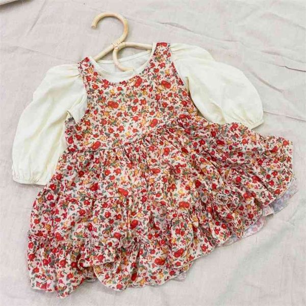 kids dresses for girls floral princess suit spring autumn girl long sleeve + shirt 2pcs set 210521, Red;yellow
kids dresses for girls floral princess suit spring autumn girl long sleeve + shirt 2pcs set 210521, Red;yellow