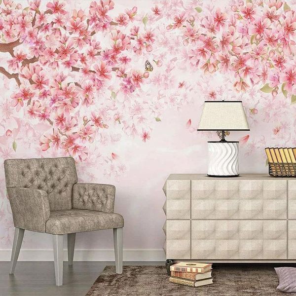 wallpapers custom any size mural wallpaper nordic hand painted idyllic romantic cherry blossom flowers indoor background wall painting 3 d
wallpapers custom any size mural wallpaper nordic hand painted idyllic romantic cherry blossom flowers indoor background wall painting 3 d