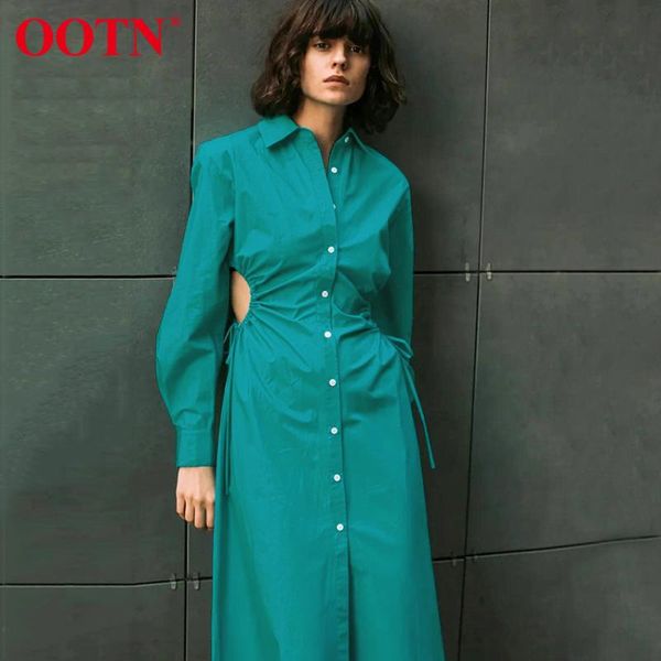 casual dresses ootn blue cotton turn-down collar hollow out dress shirt woman single breasted lace up midi a-line mid-calf, Black;gray
casual dresses ootn blue cotton turn-down collar hollow out dress shirt woman single breasted lace up midi a-line mid-calf, Black;gray