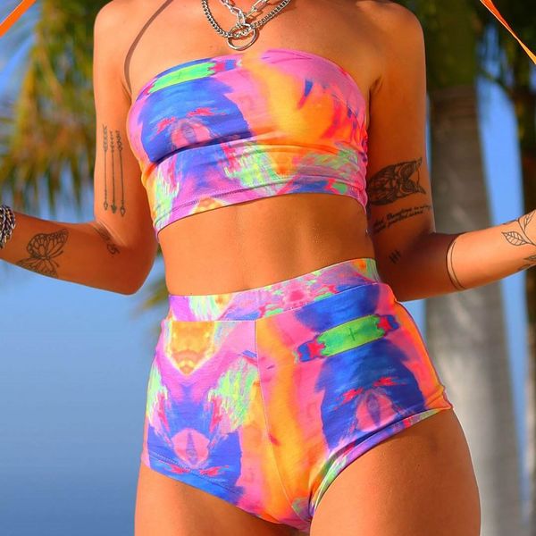 new printed strapless female swimsuit high waist bikini women swimwear two-pieces bikini set bandeau bather bathing suit k2511
new printed strapless female swimsuit high waist bikini women swimwear two-pieces bikini set bandeau bather bathing suit k2511
