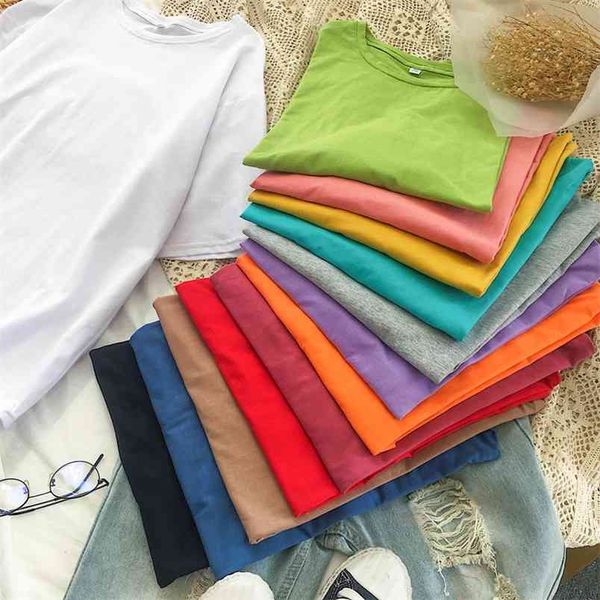 summer women oversize t-shirt casual loose cotton short sleeve long female basic plus size red blue gray 210507, White
summer women oversize t-shirt casual loose cotton short sleeve long female basic plus size red blue gray 210507, White