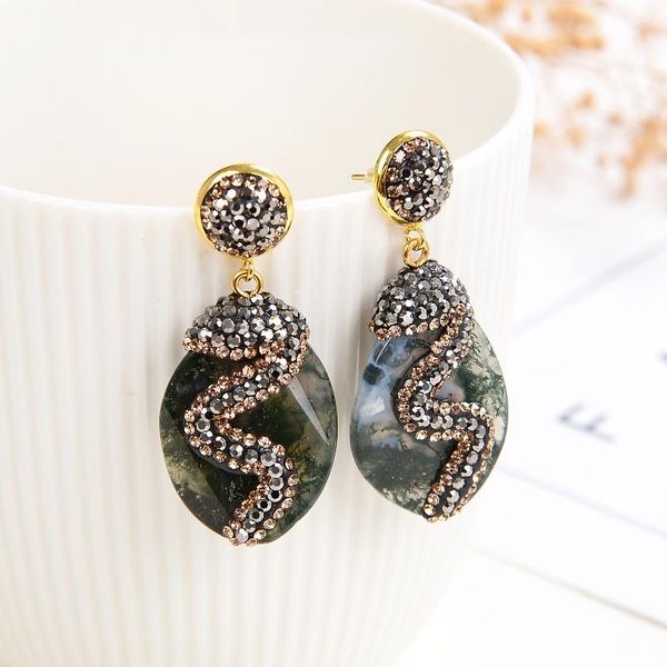 style natural stone earrings for women 2021 design handmade drop earring elegant women's wedding jewelry & accessories dangle chandelie, Silver
style natural stone earrings for women 2021 design handmade drop earring elegant women's wedding jewelry & accessories dangle chandelie, Silver