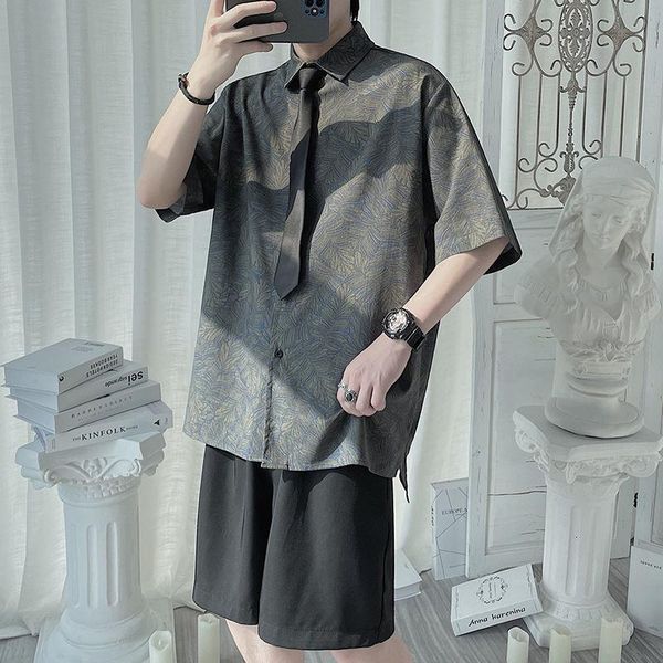 men's casual shirts 2021 summer printing hawaiian cargo shirt french cuff mens fashion retro camisa masculina streetwear clothes, White;black
men's casual shirts 2021 summer printing hawaiian cargo shirt french cuff mens fashion retro camisa masculina streetwear clothes, White;black