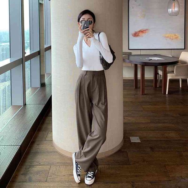 women's pants & capris thin drape casual trousers wild wide-leg pants loose women's spring and summer korean yfwo, Black;white
women's pants & capris thin drape casual trousers wild wide-leg pants loose women's spring and summer korean yfwo, Black;white