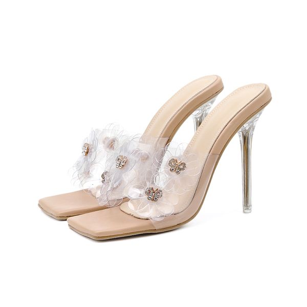 sandals women slippers pvc transparent crystal heel summer shoes woman metal design square toe high heels party prom slides u8o5, Black
sandals women slippers pvc transparent crystal heel summer shoes woman metal design square toe high heels party prom slides u8o5, Black