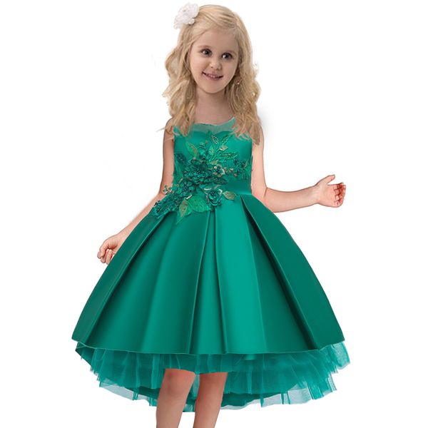 premium 70% off new children's dress tail green middle and small princess dress, White
premium 70% off new children's dress tail green middle and small princess dress, White