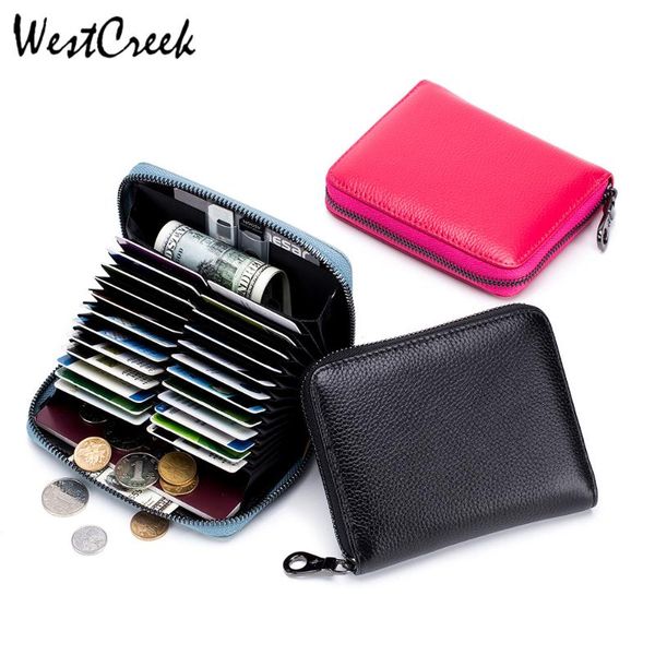 card holders westcreek brand rfid genuine leather women zipper holder men cow minimalist passport travel wallet, Brown;gray
card holders westcreek brand rfid genuine leather women zipper holder men cow minimalist passport travel wallet, Brown;gray
