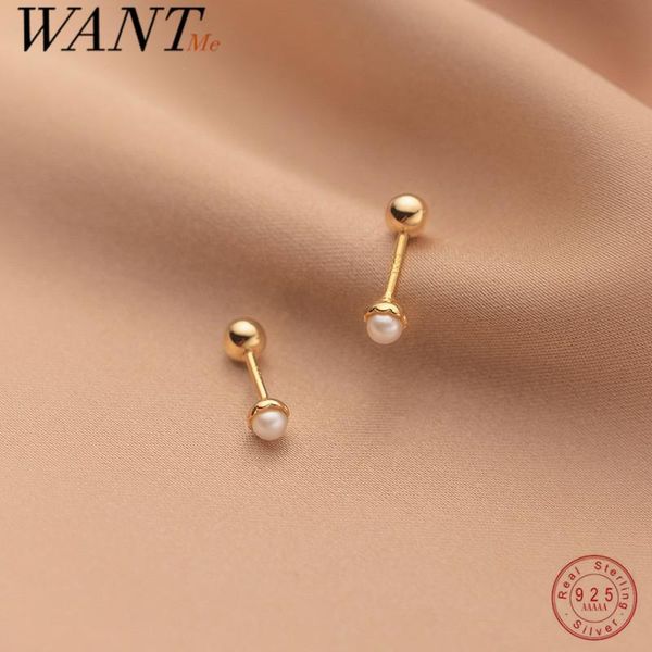 stud wantme 925 sterling silver simple sweet shell spiral beads small earrings for women fashion korean party piercing jewelry, Golden;silver
stud wantme 925 sterling silver simple sweet shell spiral beads small earrings for women fashion korean party piercing jewelry, Golden;silver