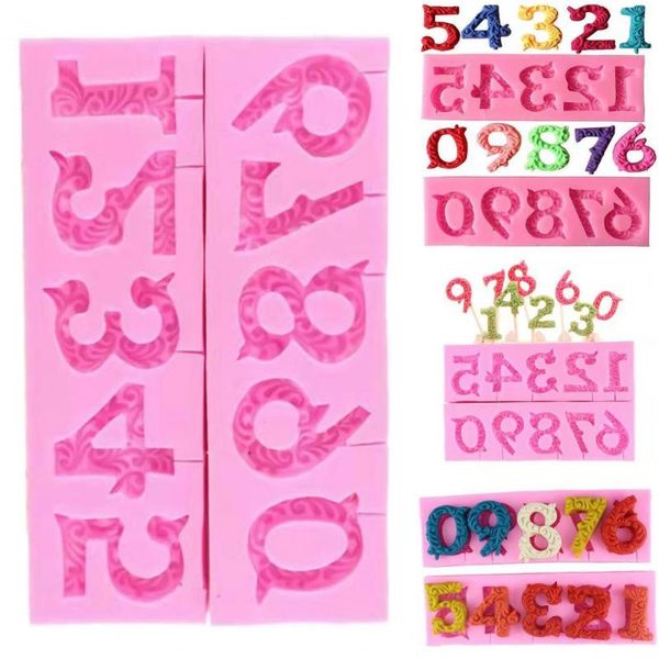 baking & pastry tools premium 2pcs/set number 0-9 silicone molds cake chocolate fondant moulds pink non-stick for household
baking & pastry tools premium 2pcs/set number 0-9 silicone molds cake chocolate fondant moulds pink non-stick for household