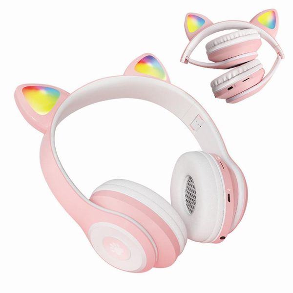 colorful lights foldable luminous cute cat ear bluetooth 5.0 headset stereo card support tf radio headphones & earphones
colorful lights foldable luminous cute cat ear bluetooth 5.0 headset stereo card support tf radio headphones & earphones