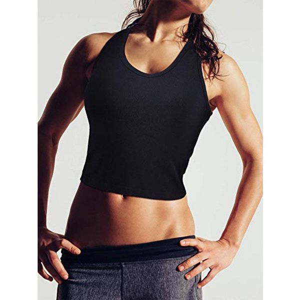 gym clothing 4 pieces basic crop tank women sleeveless racerback sport casual solid vest ladies fitness yoga underwear, White;black
gym clothing 4 pieces basic crop tank women sleeveless racerback sport casual solid vest ladies fitness yoga underwear, White;black