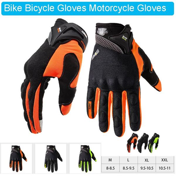 bike bicycle gloves motorcycle glove moto winter water resistant touch screen non-slip motorbike full finger riding cycling, Black
bike bicycle gloves motorcycle glove moto winter water resistant touch screen non-slip motorbike full finger riding cycling, Black