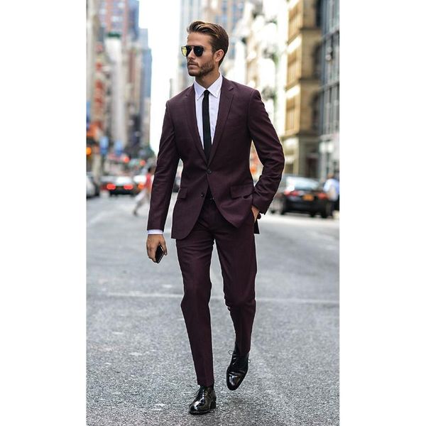men's suits & blazers 2021 burgundy wedding suit for men 2 pieces slim fit male set shawl lapel custom prom business tuxedo jacket with, White;black
men's suits & blazers 2021 burgundy wedding suit for men 2 pieces slim fit male set shawl lapel custom prom business tuxedo jacket with, White;black
