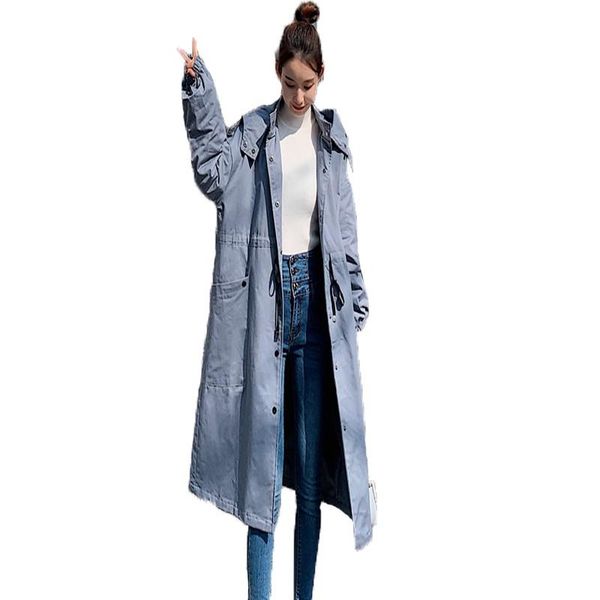 women's trench coats 2021 spring autumn overcoat for woman long sleeve solid loose hooded coat fashion ladies casual windbreaker korean, Tan;black
women's trench coats 2021 spring autumn overcoat for woman long sleeve solid loose hooded coat fashion ladies casual windbreaker korean, Tan;black