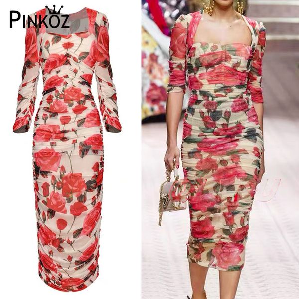 fashion runway designer red spring dress women's elastic mesh ruched slim midi elegant bodycon sheath es 210421, White
fashion runway designer red spring dress women's elastic mesh ruched slim midi elegant bodycon sheath es 210421, White