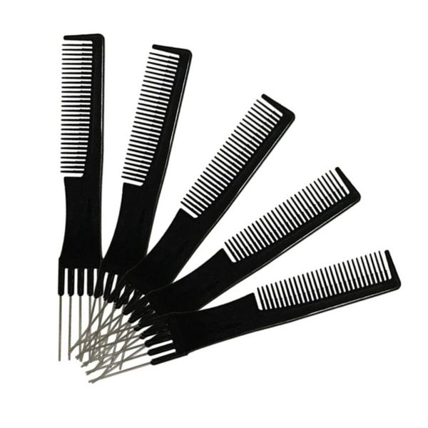 hair brushes 5pcs professional steel needle fork comb insert hairdressing styling tool, Silver
hair brushes 5pcs professional steel needle fork comb insert hairdressing styling tool, Silver