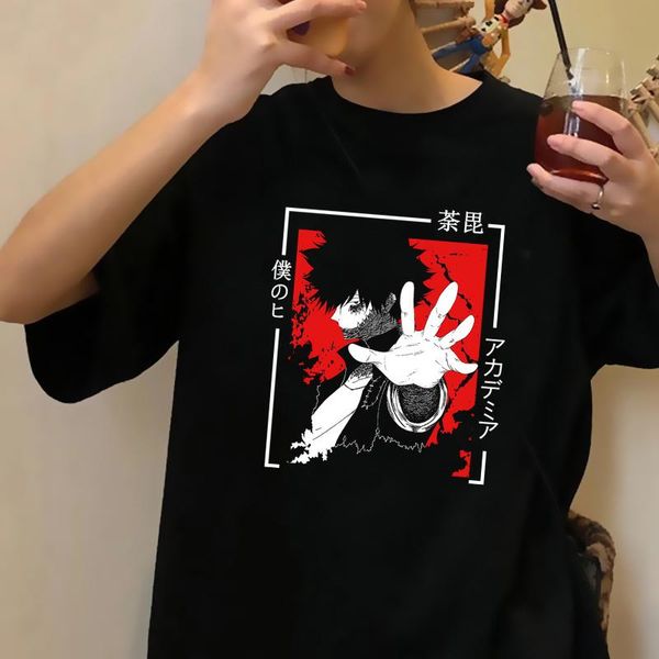 men's t-shirts japanese anime my hero academia t shirts men kawaii cartoon dabi bakugo so todoroki funny tees male, White;black
men's t-shirts japanese anime my hero academia t shirts men kawaii cartoon dabi bakugo so todoroki funny tees male, White;black