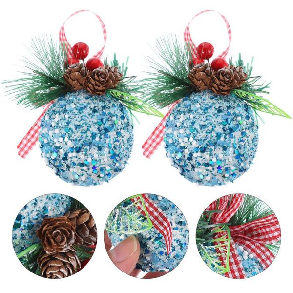 party decoration 2pcs christmas hanging balls xmas tree decor shape pendant ornament
party decoration 2pcs christmas hanging balls xmas tree decor shape pendant ornament