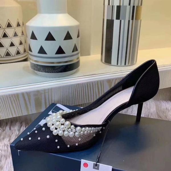 dress shoes kmeioo classic woman pointed toe pumps elegant pearl high heels shallow thin polka dot, Black
dress shoes kmeioo classic woman pointed toe pumps elegant pearl high heels shallow thin polka dot, Black