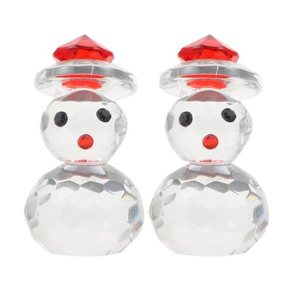 pendant necklaces 2pcs crystal snowman figurine christmas statue deskornament, Silver
pendant necklaces 2pcs crystal snowman figurine christmas statue deskornament, Silver