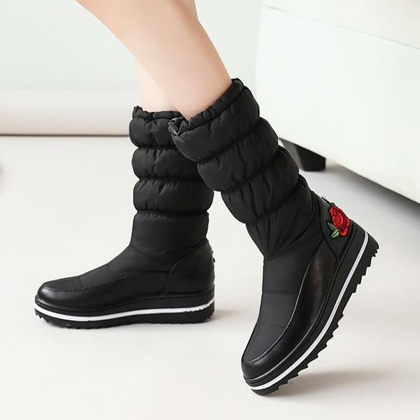 boots big size euro-american style round-head muffin and embroidered boot jacket to keep warm, Black
boots big size euro-american style round-head muffin and embroidered boot jacket to keep warm, Black