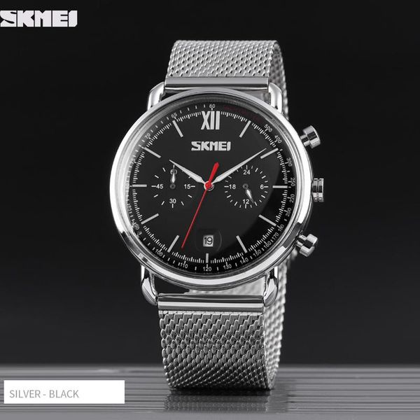 wristwatches brand men's watches satch calendar waterproof male quartz fashion mesh strap casual clock relogio 42mm, Slivery;brown
wristwatches brand men's watches satch calendar waterproof male quartz fashion mesh strap casual clock relogio 42mm, Slivery;brown