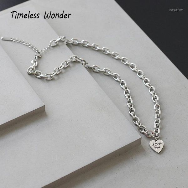 timeless wonder chunky chain i love you heart necklace women titanium jewelry goth boho designer party ins cute initial 28171, Golden;silver
timeless wonder chunky chain i love you heart necklace women titanium jewelry goth boho designer party ins cute initial 28171, Golden;silver
