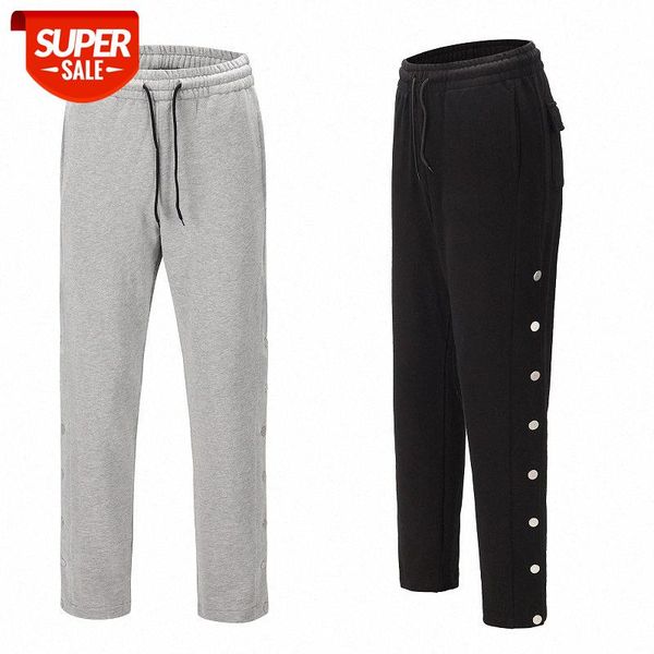 american street loose straight side-breasted casual pants kanye fog split trousers #ob7r, Black
american street loose straight side-breasted casual pants kanye fog split trousers #ob7r, Black