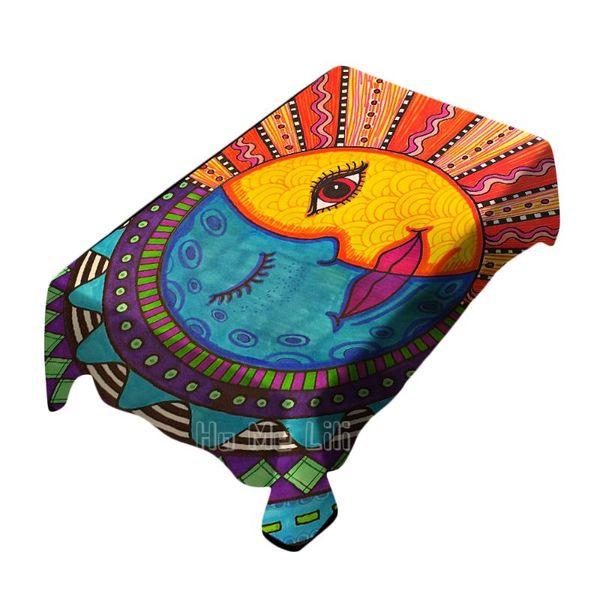 table cloth mexican sun and moon art tablecloths decorate the dining room bedroom picnic party
table cloth mexican sun and moon art tablecloths decorate the dining room bedroom picnic party