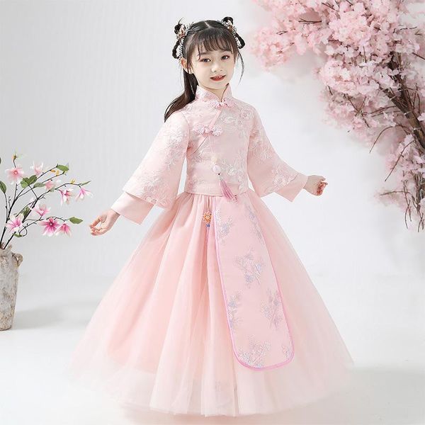 super fairy skirt long sleeve children's hanfu girls autumn costume girl baby tang clothes ethnic clothing, Red
super fairy skirt long sleeve children's hanfu girls autumn costume girl baby tang clothes ethnic clothing, Red
