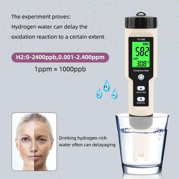 meters est yy-400 4 in 1 ph/orp/h2&tem meter digital dydrogen ion concentration test
meters est yy-400 4 in 1 ph/orp/h2&tem meter digital dydrogen ion concentration test