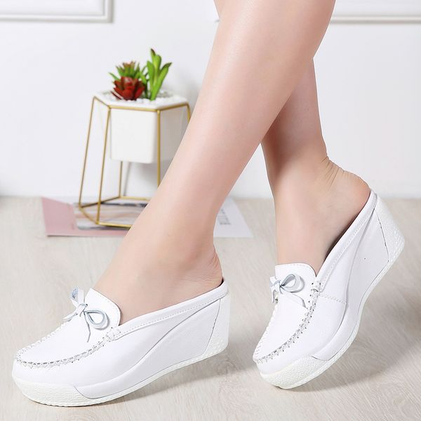sandals aardimiwomen genuine leather platform shoes casual growing-up slide nurse summer women's boots pumps hi07, Black
sandals aardimiwomen genuine leather platform shoes casual growing-up slide nurse summer women's boots pumps hi07, Black
