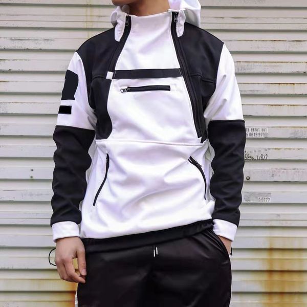 men fashion windbreaker jackets hooded coats outdoor black white green hip hop streetwear spring autumn sport hoodies causal coat, Black;brown
men fashion windbreaker jackets hooded coats outdoor black white green hip hop streetwear spring autumn sport hoodies causal coat, Black;brown