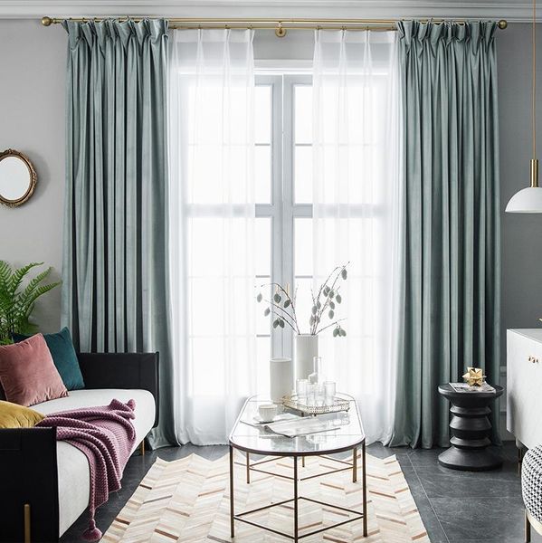 nordic modern blackout curtains for living room window velvet bedroom finished tend drapes blinds curtain &
nordic modern blackout curtains for living room window velvet bedroom finished tend drapes blinds curtain &
