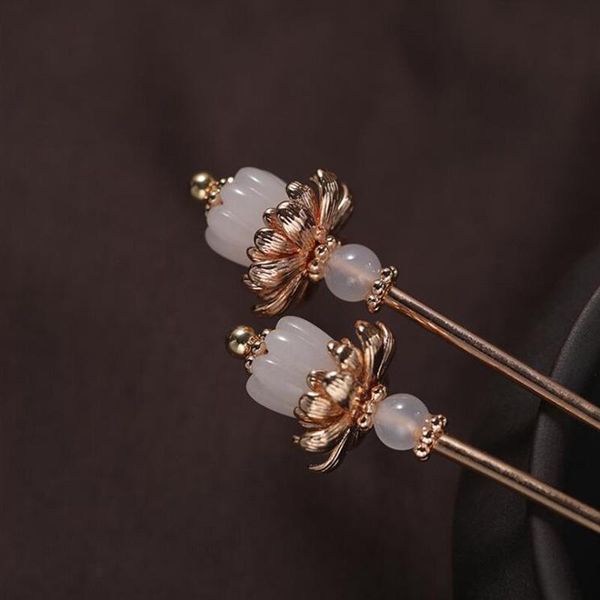 hair clips & barrettes vintage gold color lotus flower long hairpin stick metal pins accessories natural stone pumpkin women banquet jewelry, Golden;silver
hair clips & barrettes vintage gold color lotus flower long hairpin stick metal pins accessories natural stone pumpkin women banquet jewelry, Golden;silver