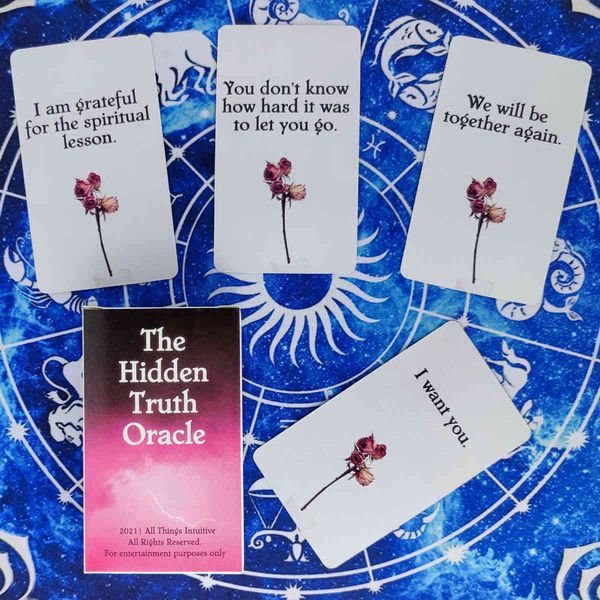 the hidden truth oracles cards prophecy divination deck english version entertainment board game 54 sheets/box
the hidden truth oracles cards prophecy divination deck english version entertainment board game 54 sheets/box