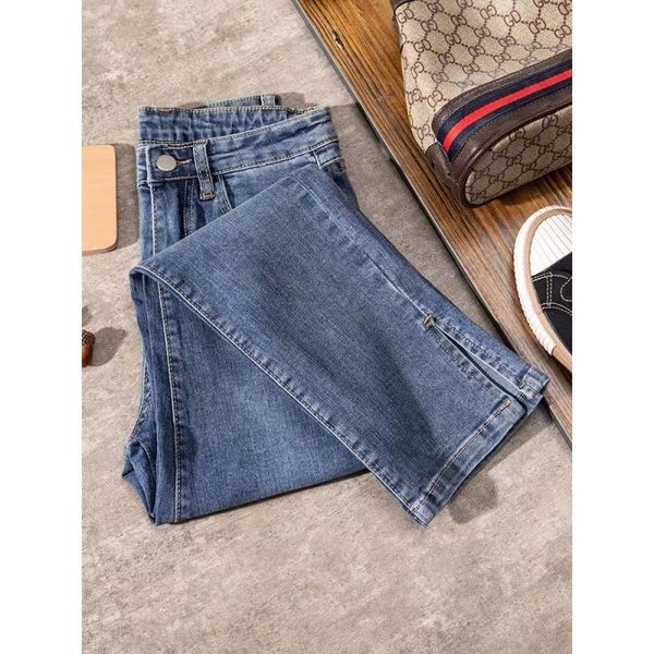 women's jeans bridgewater calça jeans feminina linha primavera verão, solta até o tornozelo em algodão retrô com divisão alta e perna r, Blue
women's jeans bridgewater calça jeans feminina linha primavera verão, solta até o tornozelo em algodão retrô com divisão alta e perna r, Blue