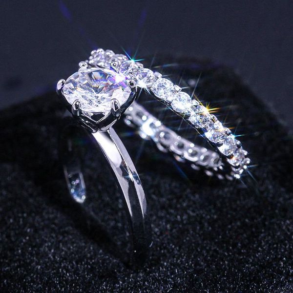 wedding rings custom jewelry crystal ring set european and american inlaid rhinestone fashion pair female party gift, Slivery;golden
wedding rings custom jewelry crystal ring set european and american inlaid rhinestone fashion pair female party gift, Slivery;golden