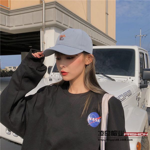 lingqi hat female spring summer little fresh cartoon elephant baseball cap male korean letter embroidery soft fashion, Blue;gray
lingqi hat female spring summer little fresh cartoon elephant baseball cap male korean letter embroidery soft fashion, Blue;gray