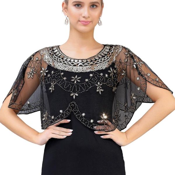 scarves vintage boroque embroidery floral sequin shawl elegant sheer see-through mesh beaded 1920s flapper party cover up poncho, Blue;gray
scarves vintage boroque embroidery floral sequin shawl elegant sheer see-through mesh beaded 1920s flapper party cover up poncho, Blue;gray